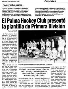 Pedro Ginard en la temporada 1992-93